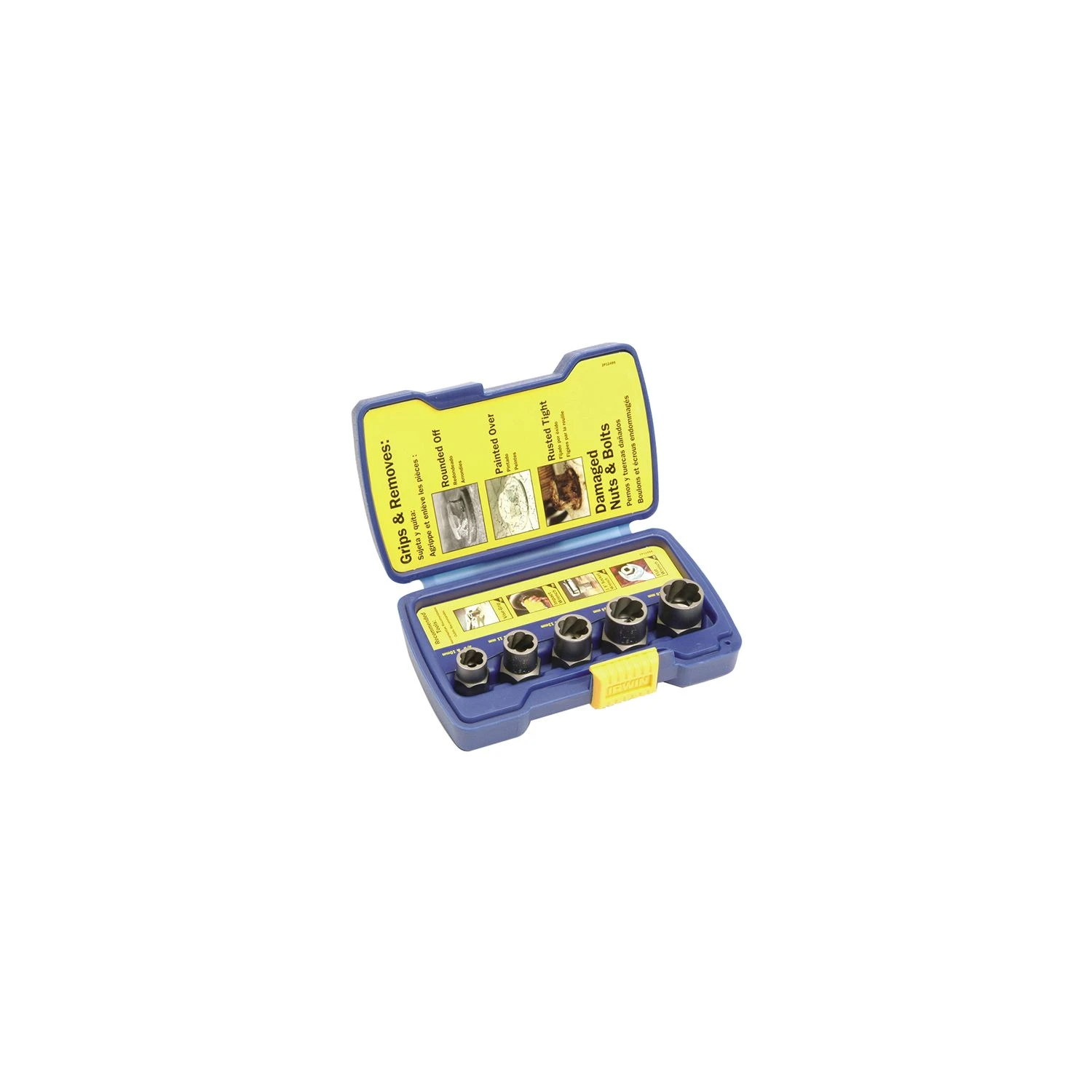 IRWIN Bolt Grip Fastener Remover Base Set, 5 Piece 1 IRWIN Bolt Grip Fastener Remover Base Set, 5 Piece