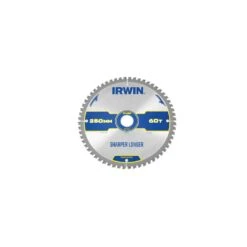 IRWIN Construction Mitre Circular Saw Blade 250 X 30mm X 60T ATB/Neg