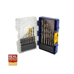 Irwin XMS22HSS13PC HSS Titanium Metal Drill Bit Set - 13 Piece