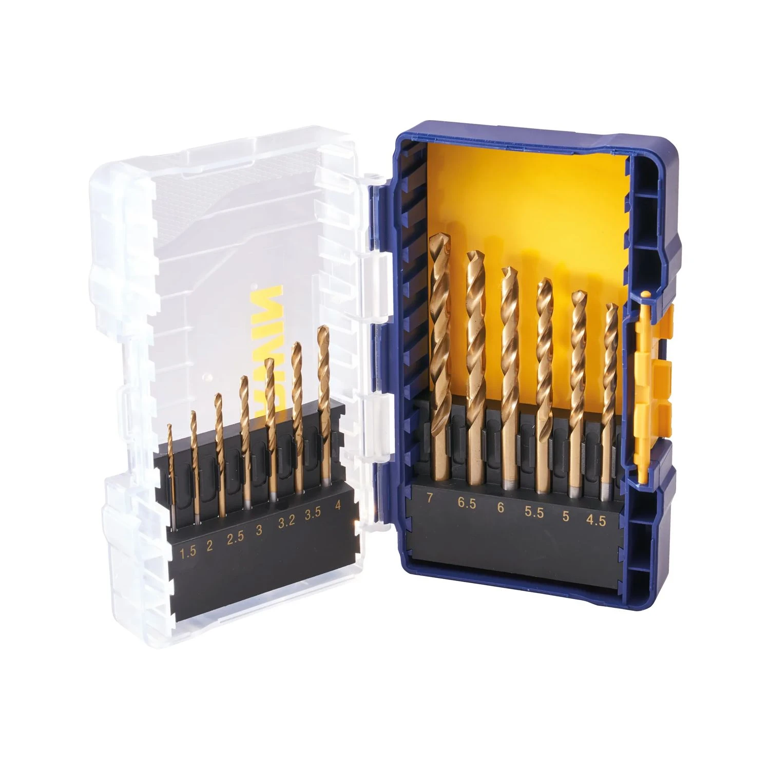Irwin XMS23DRILL13 13 Piece HSS Pro Titanium Drill Bit Set 1 Irwin XMS23DRILL13 13 Piece HSS Pro Titanium Drill Bit Set