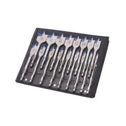 Irwin XMS23FBIT17 17 Piece 4X Blue Groove Flat Bit Set